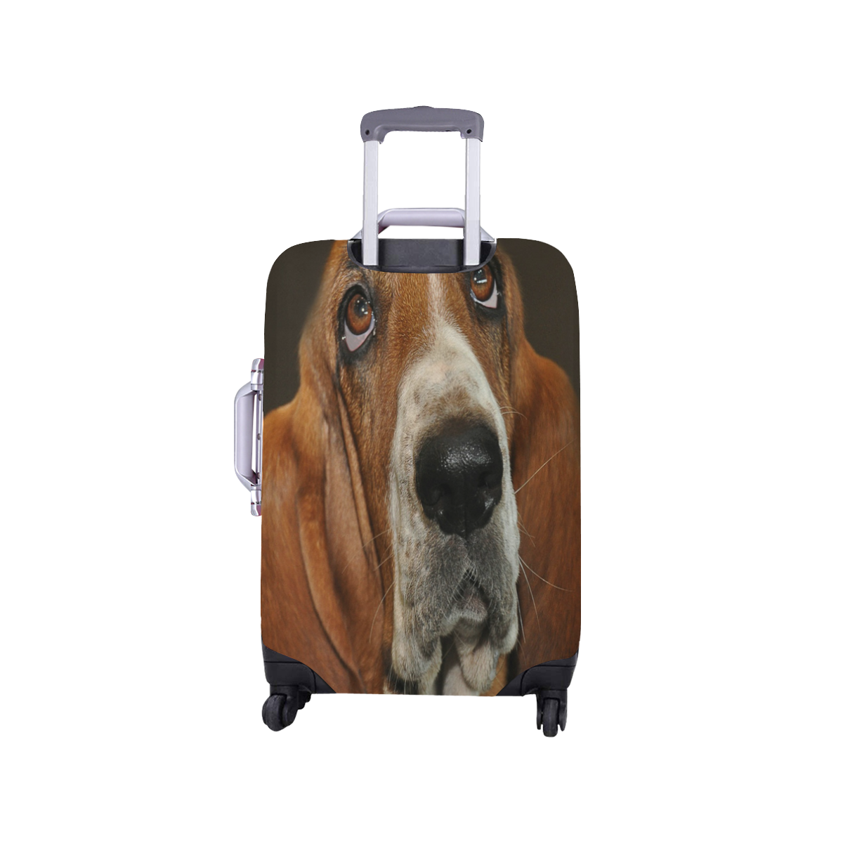Basset Hound Luggage Cover/Small 18"-21"