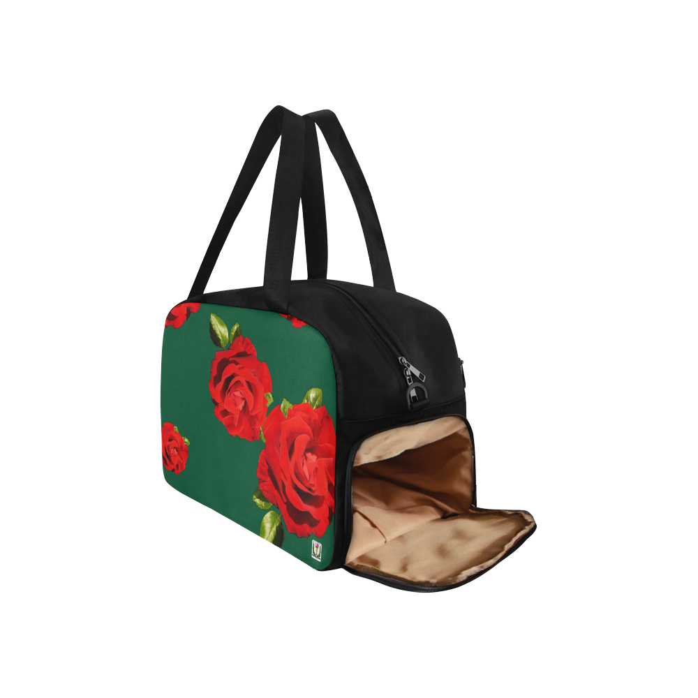 Fairlings Delight's Floral Luxury Collection- Red Rose Fitness Handbag 53086a15 Fitness Handbag (Model 1671)