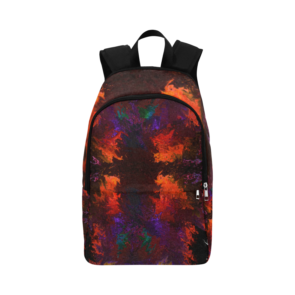 unique colorful design purple red  by FlipStylez Designs Fabric Backpack for Adult (Model 1659)
