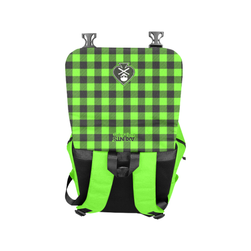 PLAID_GREEN2 Casual Shoulders Backpack (Model 1623)