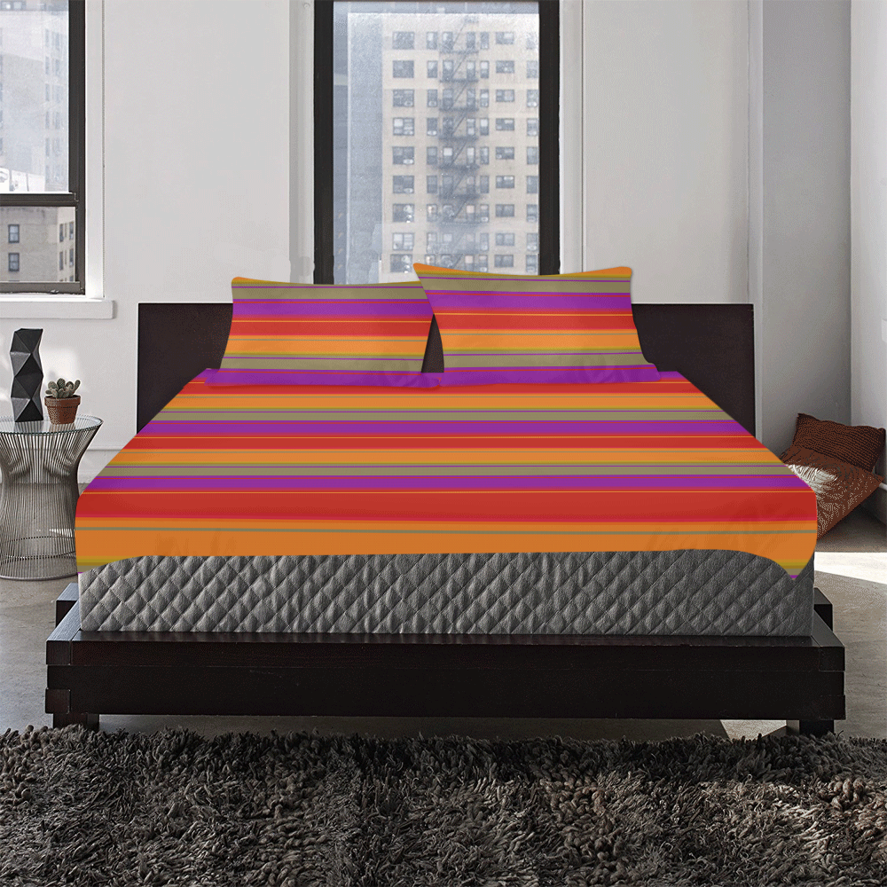 colorful 3-Piece Bedding Set