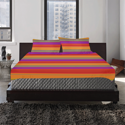 colorful 3-Piece Bedding Set