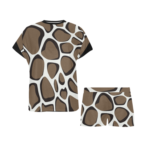 Giraffe Women's Short Pajama Set