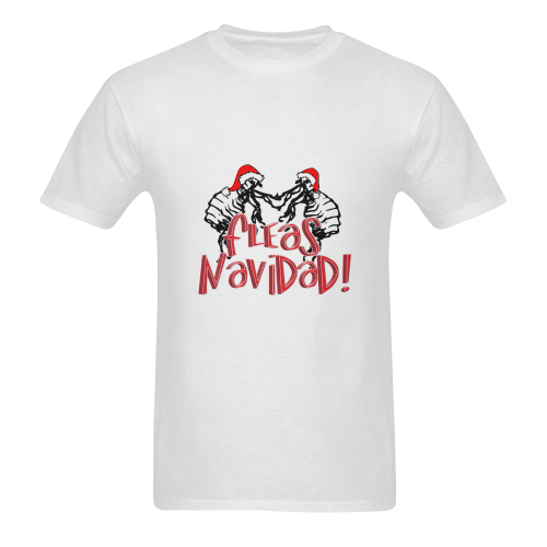 Christmas Fleas Navidad Men's T-shirt in USA Size (Two Sides Printing) (Model T02)