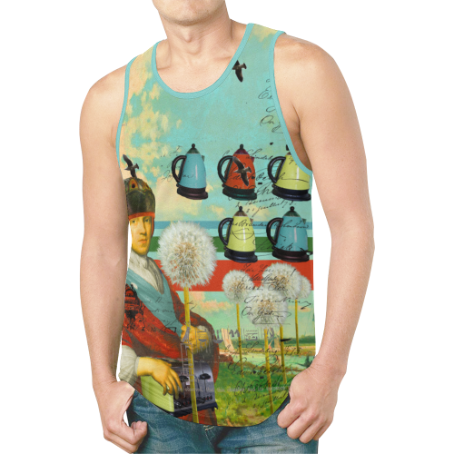 KITCHENWARES AND DANDELIONS New All Over Print Tank Top for Men (Model T46)