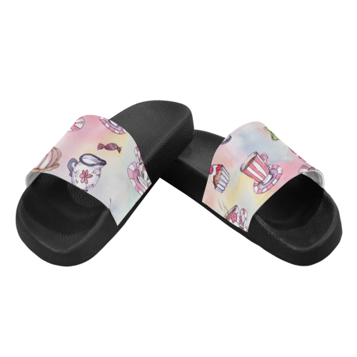 Coffee and sweeets Women's Slide Sandals (Model 057)