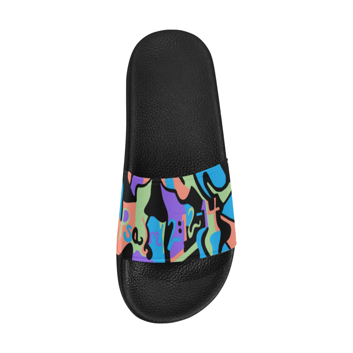 Seen_FlipFlops_Men LargeSize Men's Slide Sandals/Large Size (Model 057)