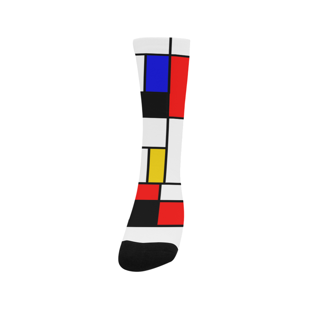 Bauhouse Composition Mondrian Style Trouser Socks