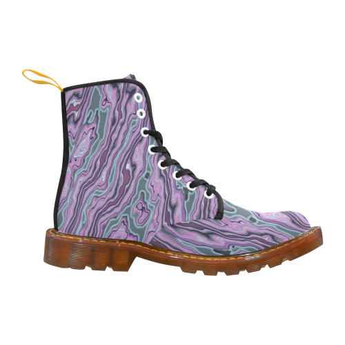 Purple marble Martin Boots For Women Model 1203H