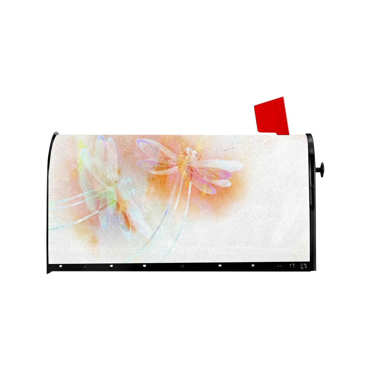 Watercolor dragonflies Mailbox Cover