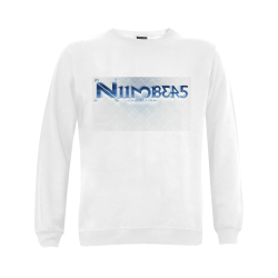 NUMBERS Collection LOGO White and Diamond print Gildan Crewneck Sweatshirt(NEW) (Model H01)