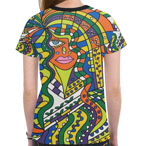 Enchantment New All Over Print T-shirt for Women (Model T45)