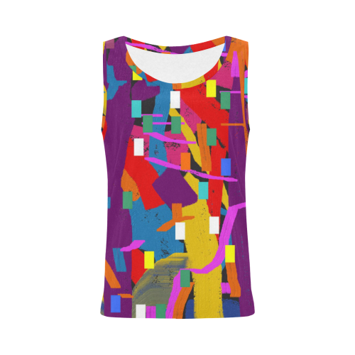 CONFETTI NIGHTS 2 All Over Print Tank Top for Women (Model T43)