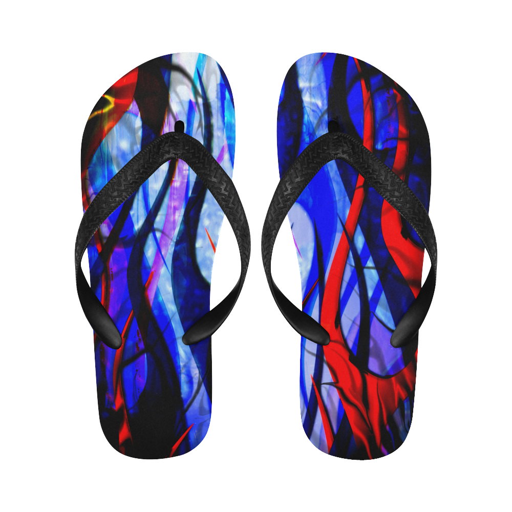 Straight out the Swamp 1 by TheONE Savior @ IMpossABLE Endeavors Flip Flops for Men/Women (Model 040)