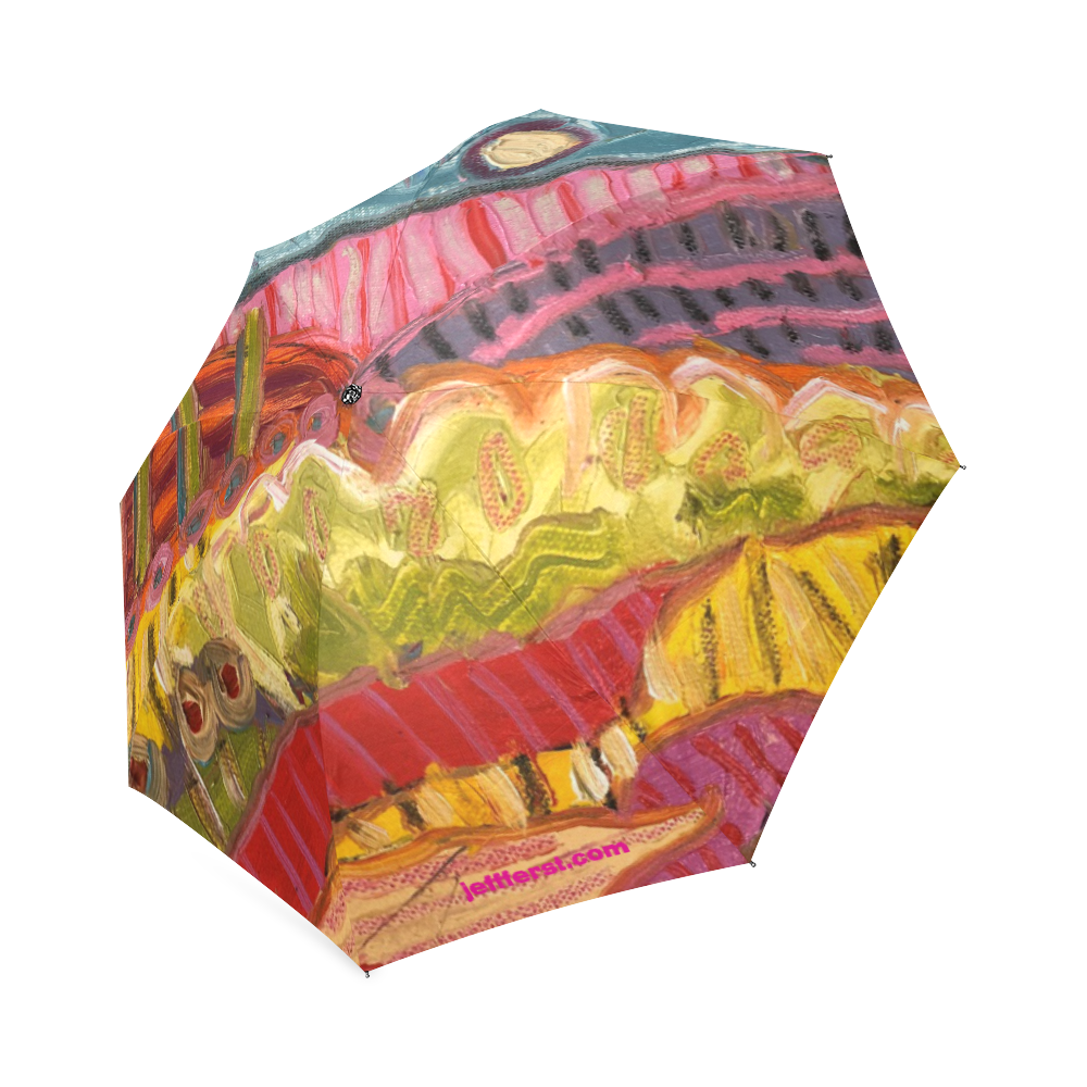 5 saguaros Foldable Umbrella (Model U01)