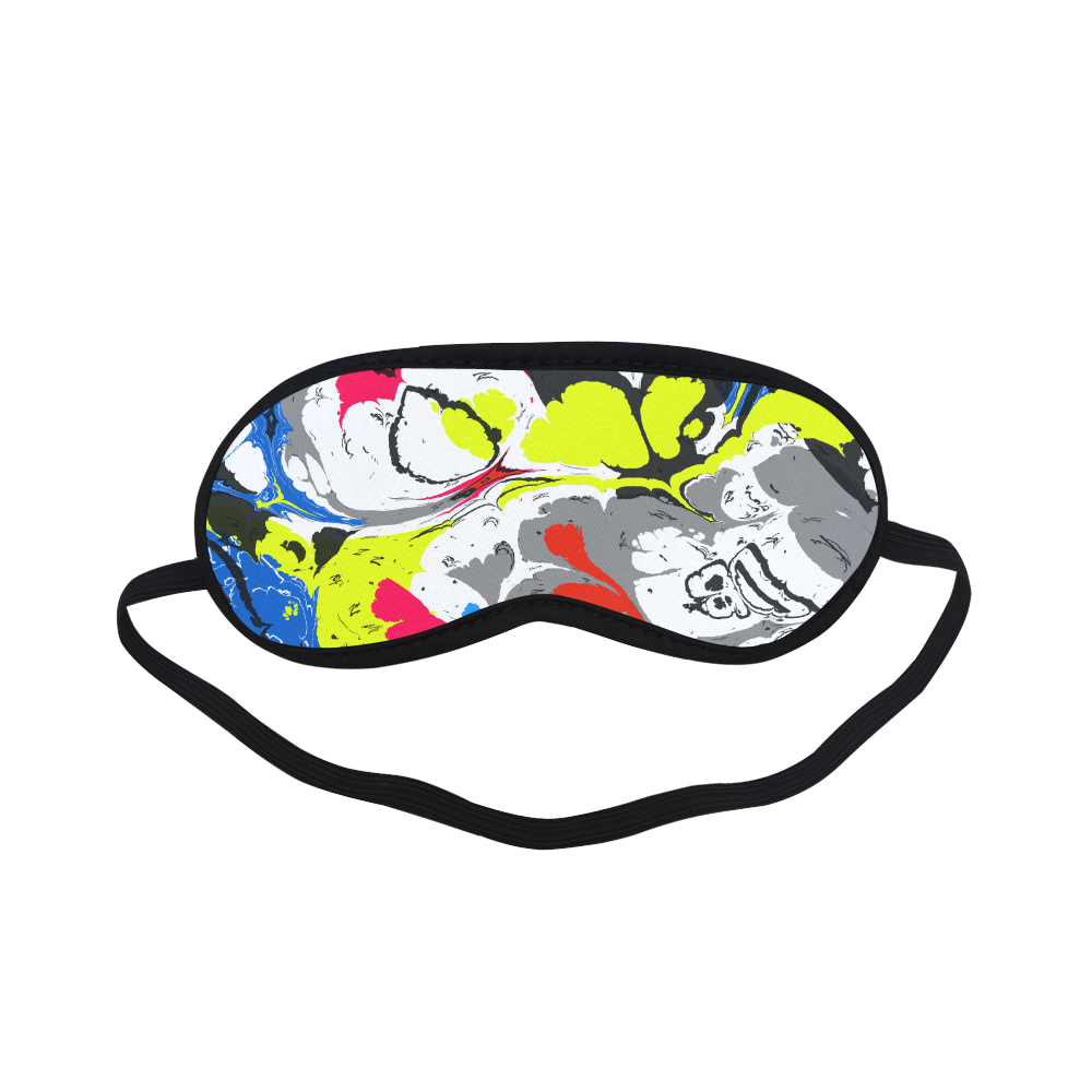 Colorful distorted shapes2 Sleeping Mask