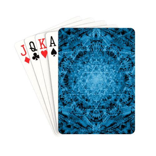 david star mandala 10 Playing Cards 2.5"x3.5"