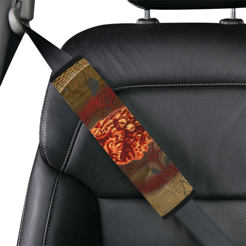 Awesome, creepy flyings skulls Car Seat Belt Cover 7''x12.6''