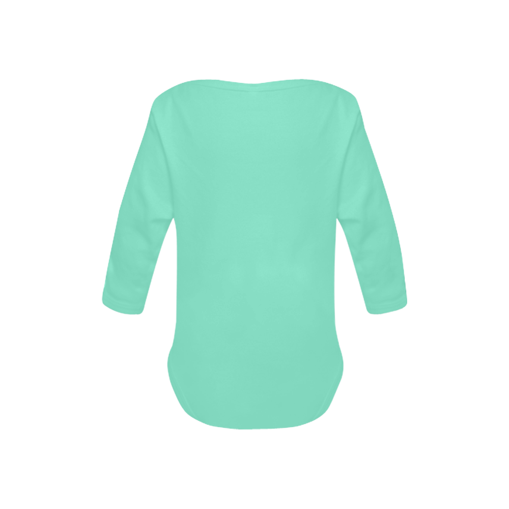 Happy Easter Baby Powder Organic Long Sleeve One Piece (Model T27)