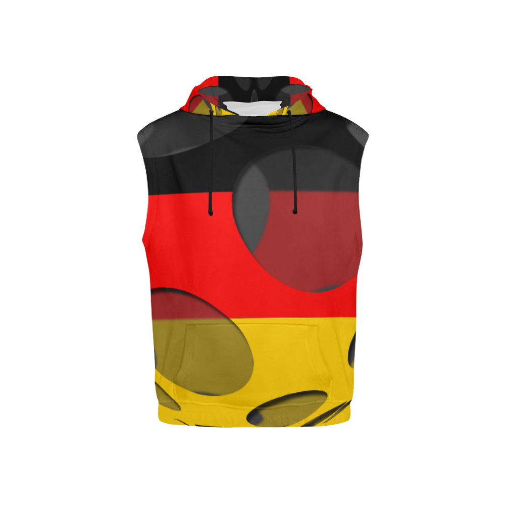The Flag of Germany All Over Print Sleeveless Hoodie for Kid (Model H15)