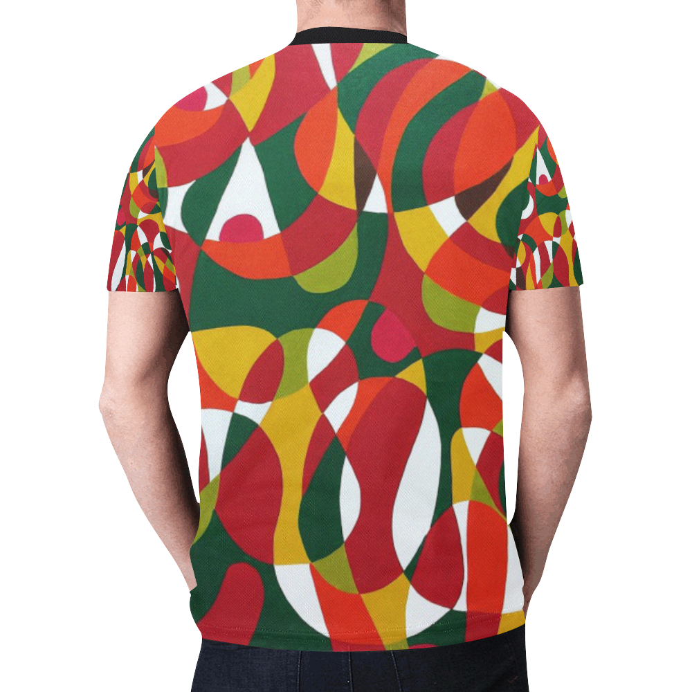 Vita New All Over Print T-shirt for Men (Model T45)