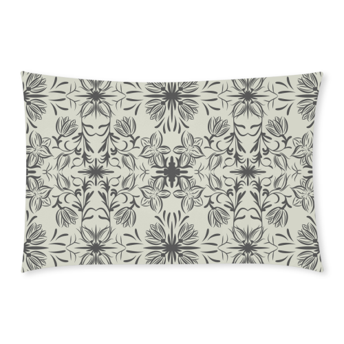 Grey lilies 3-Piece Bedding Set
