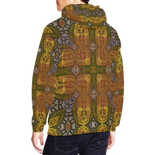 Egyptian Hoodie of the Dead All Over Print Hoodie for Men/Large Size (USA Size) (Model H13)