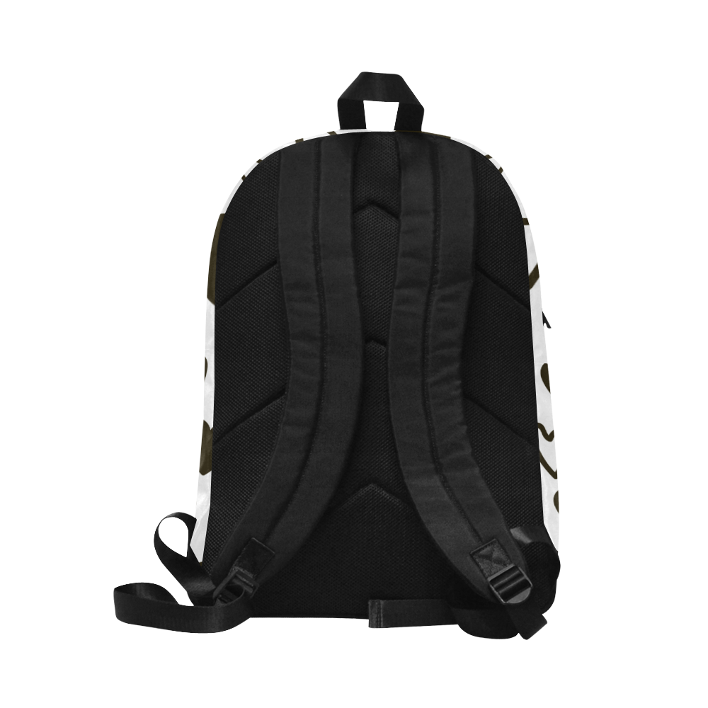 Black and White Hearts Unisex Classic Backpack (Model 1673)