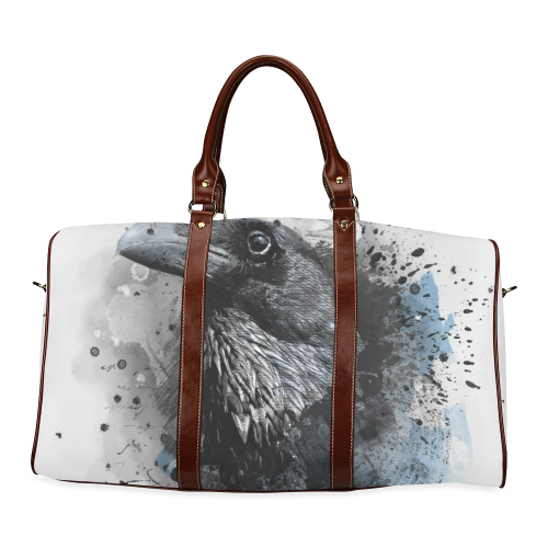 crow raven bird art #crow #raven Waterproof Travel Bag/Small (Model 1639)