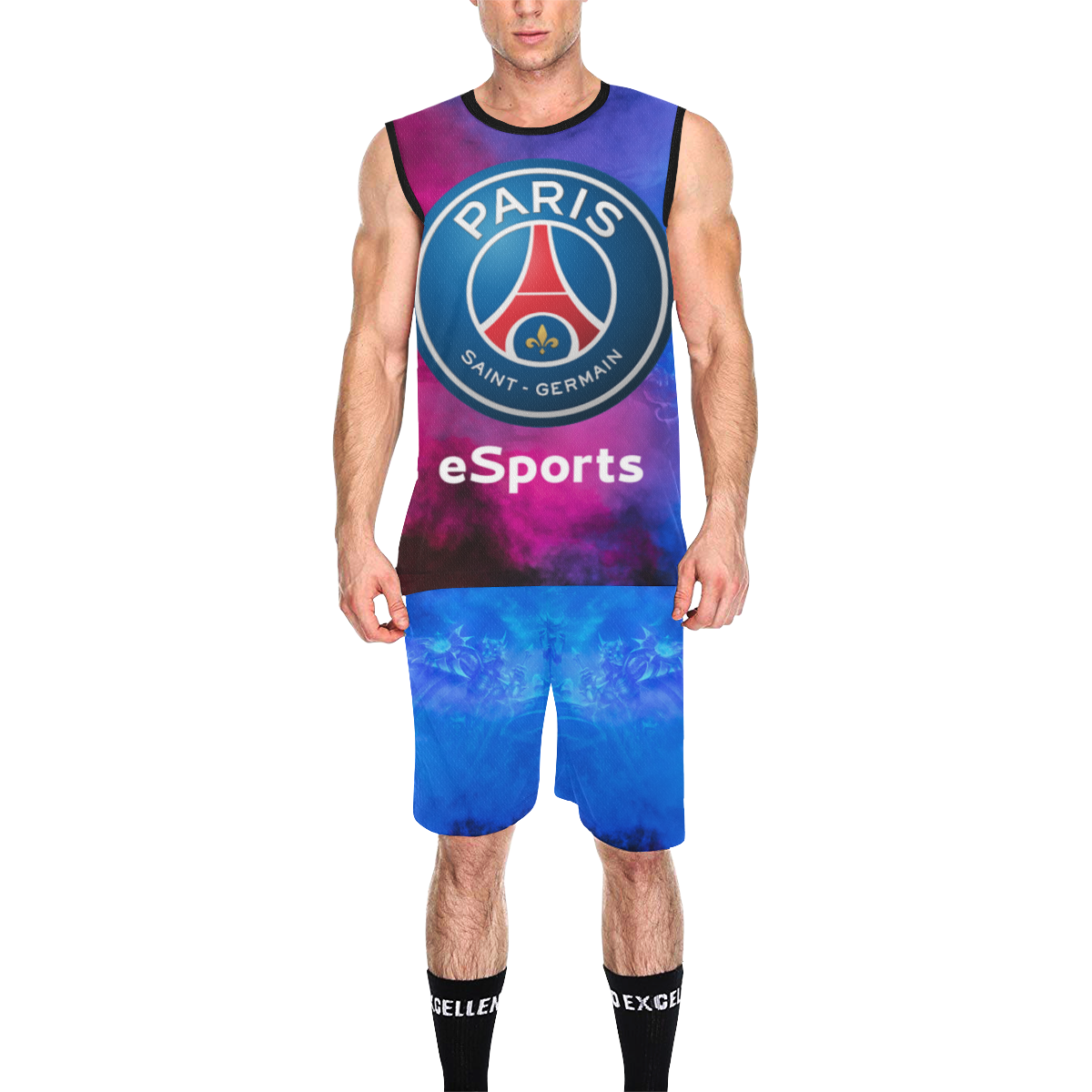 psg All Over Print Basketball Uniform