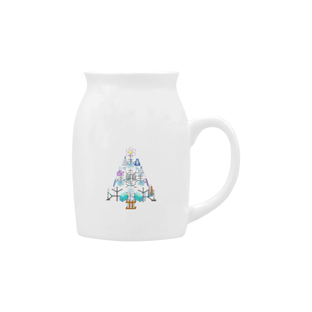 Oh Chemist Tree, Oh Chemistry, Science Christmas Milk Cup (Small) 300ml