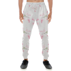 Pattern Orchidées Men's All Over Print Sweatpants/Large Size (Model L11)