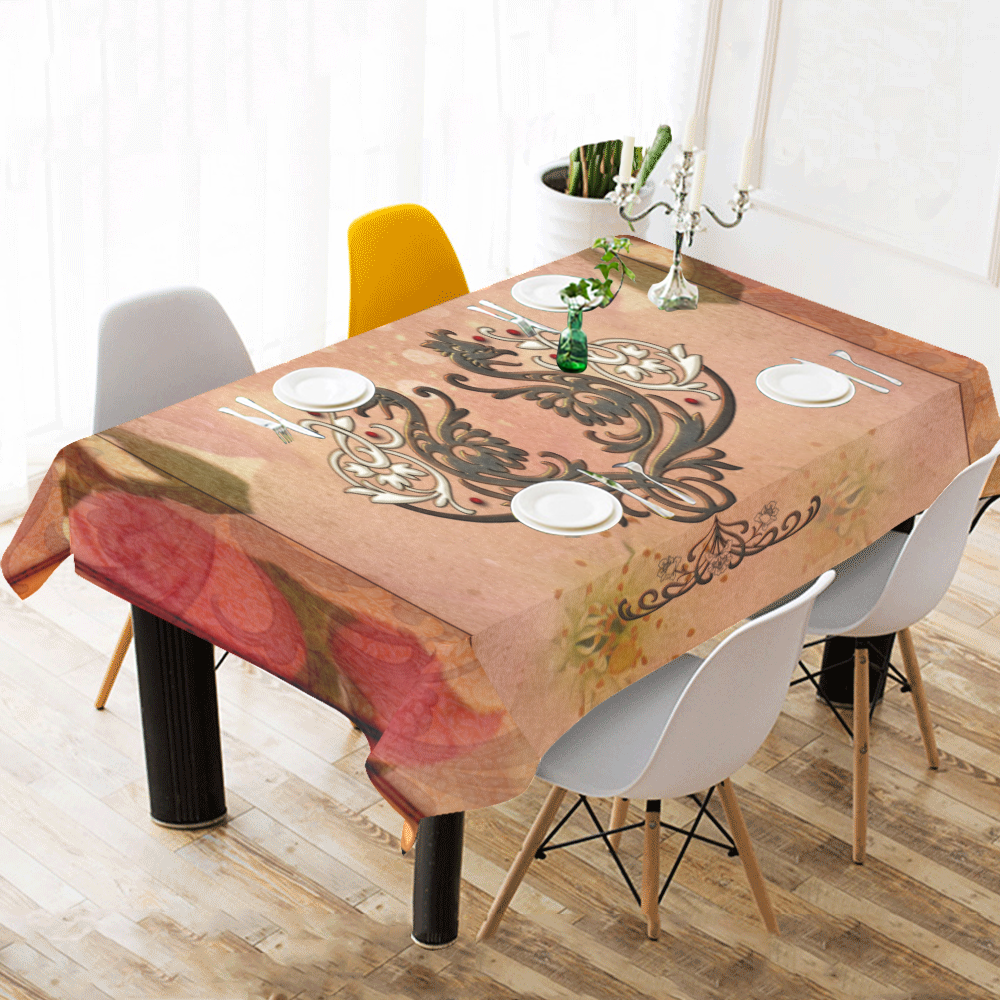 Wonderful fantasy dragon Cotton Linen Tablecloth 60"x 104"