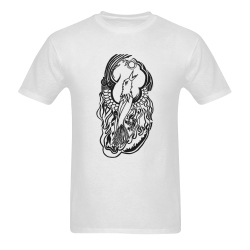 Phoenix Tattoo Men's T-Shirt in USA Size (Two Sides Printing)