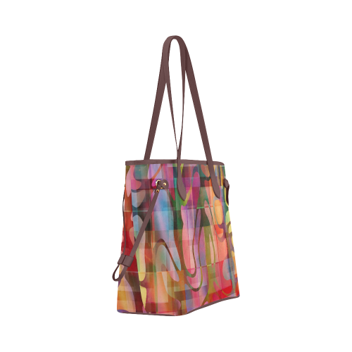 Prism Dancing Clover Canvas Tote Bag (Model 1661)