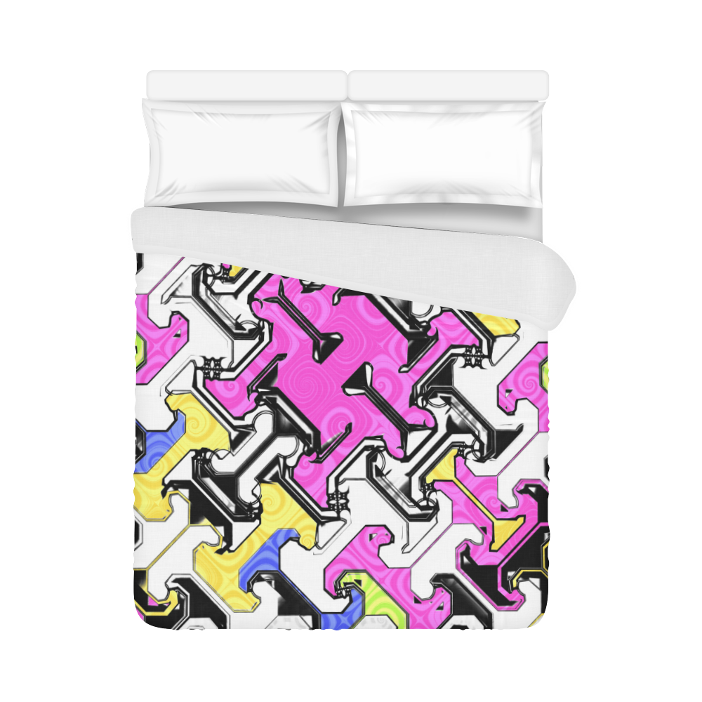 justanotherabstractday Duvet Cover 86"x70" ( All-over-print)