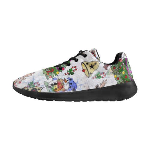 Christmas  Popart by Nico Bielow Men's Athletic Shoes (Model 0200)