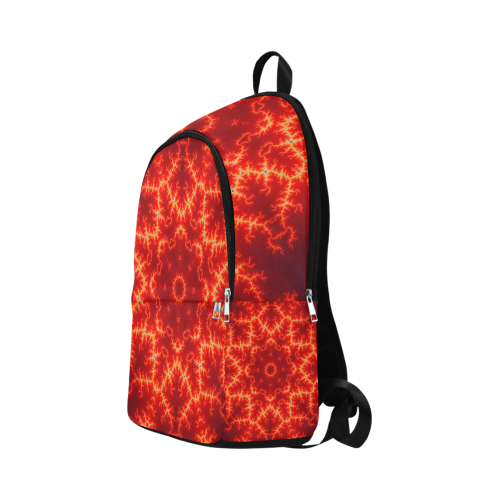 Burning Flames Fabric Backpack for Adult (Model 1659)