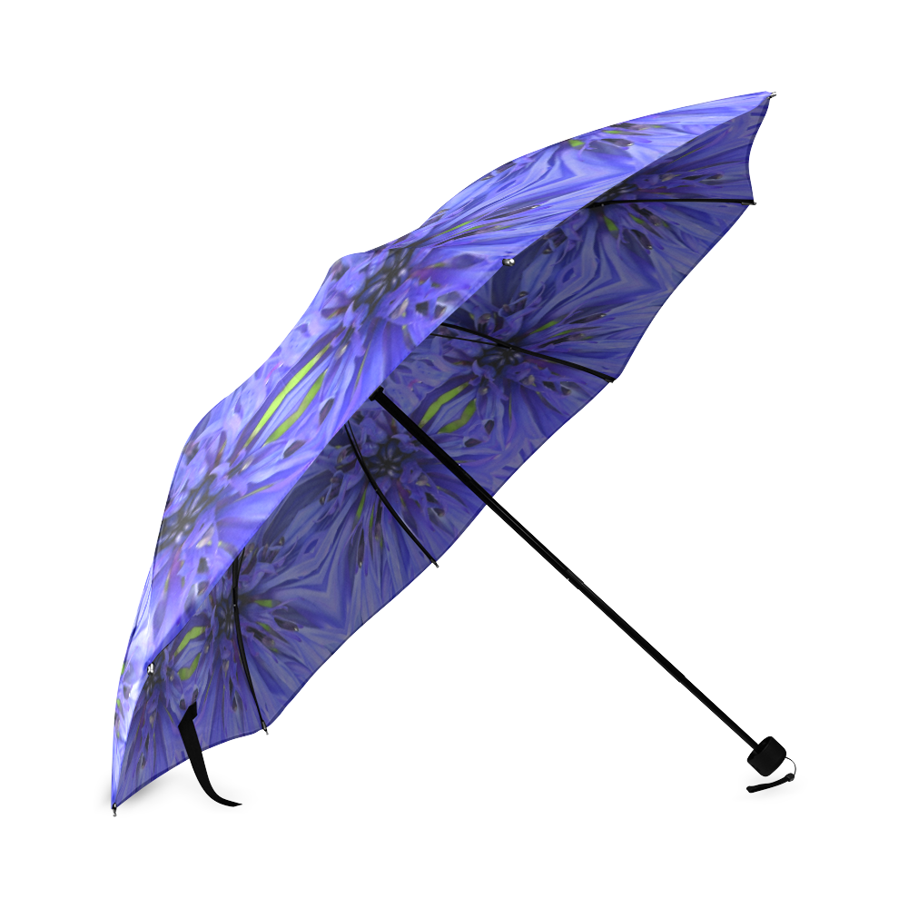 Cornflower caleidoscope photo print Foldable Umbrella (Model U01)