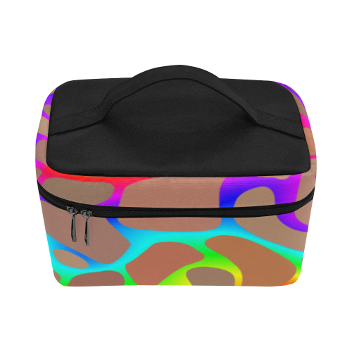 Colorful wavy shapes Lunch Bag/Large (Model 1658)