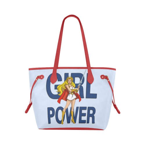 Girl Power (She-Ra) Clover Canvas Tote Bag (Model 1661)