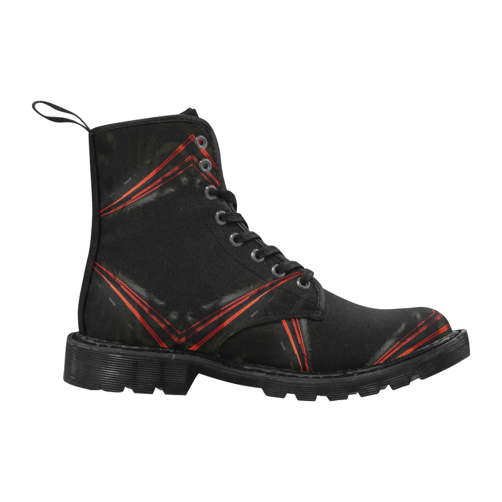 10000 art324 32 Martin Boots for Men (Black) (Model 1203H)