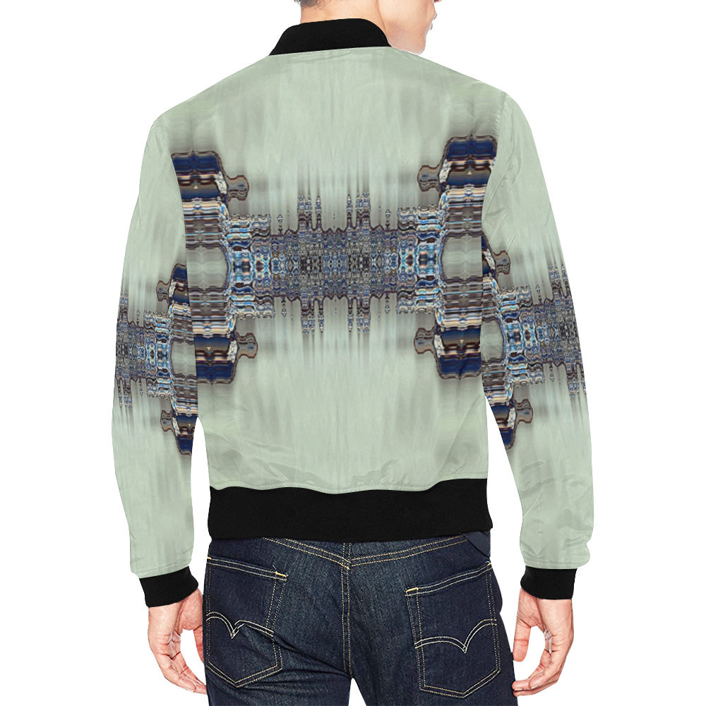 #Annabellerockz #fractal #metal #bomber #jacket All Over Print Bomber Jacket for Men/Large Size (Model H19)