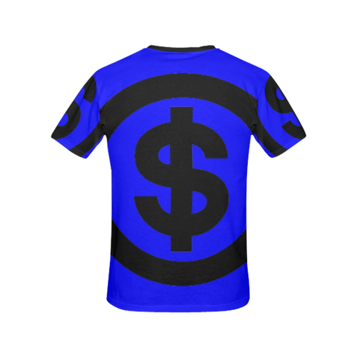 DOLLAR SIGNS 2 All Over Print T-shirt for Women/Large Size (USA Size) (Model T40)