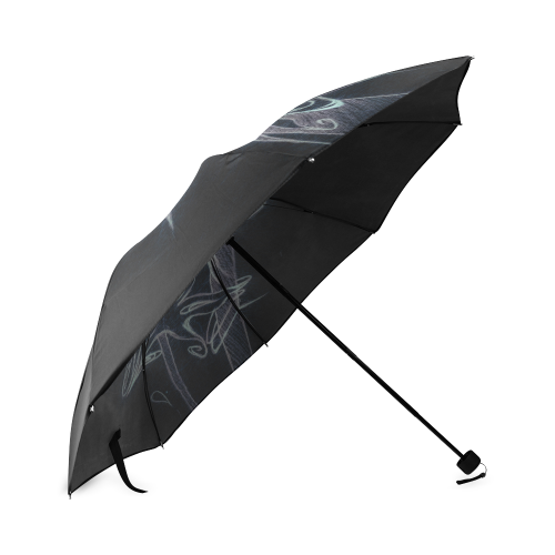 lightmoon black Foldable Umbrella (Model U01)
