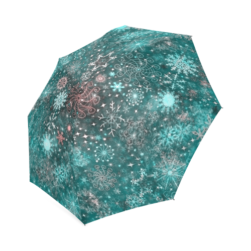 Snow Pattern by K.Merske Foldable Umbrella (Model U01)