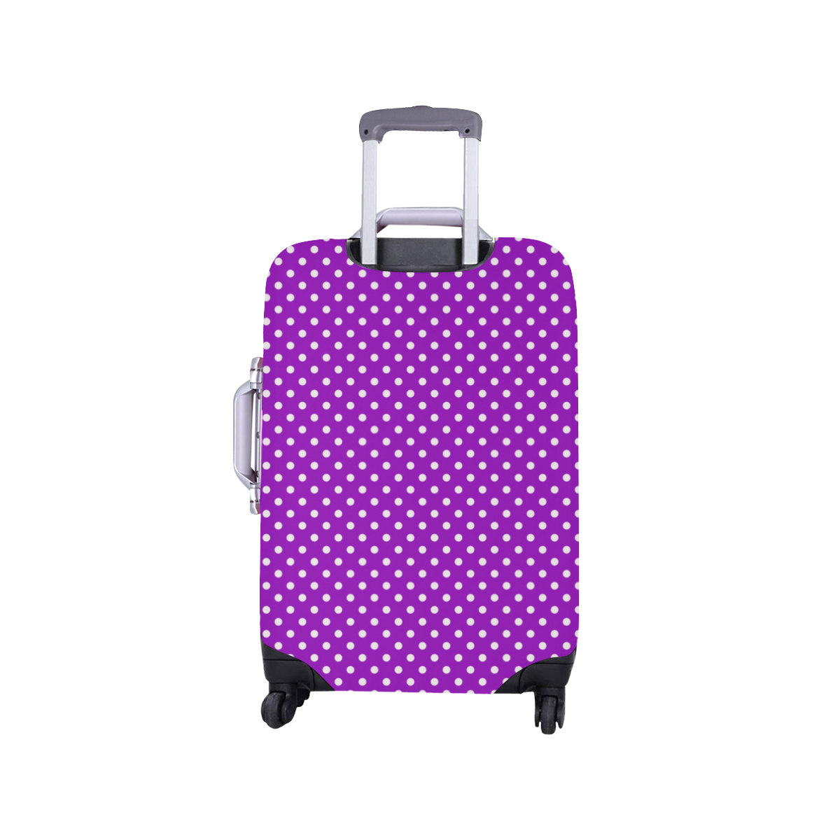 Lavander polka dots Luggage Cover/Small 18"-21"