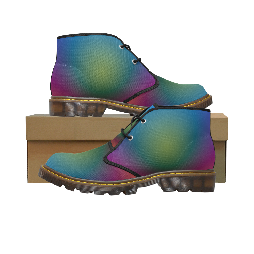 Big Rich Spectrum by Aleta Women's Canvas Chukka Boots (Model 2402-1)