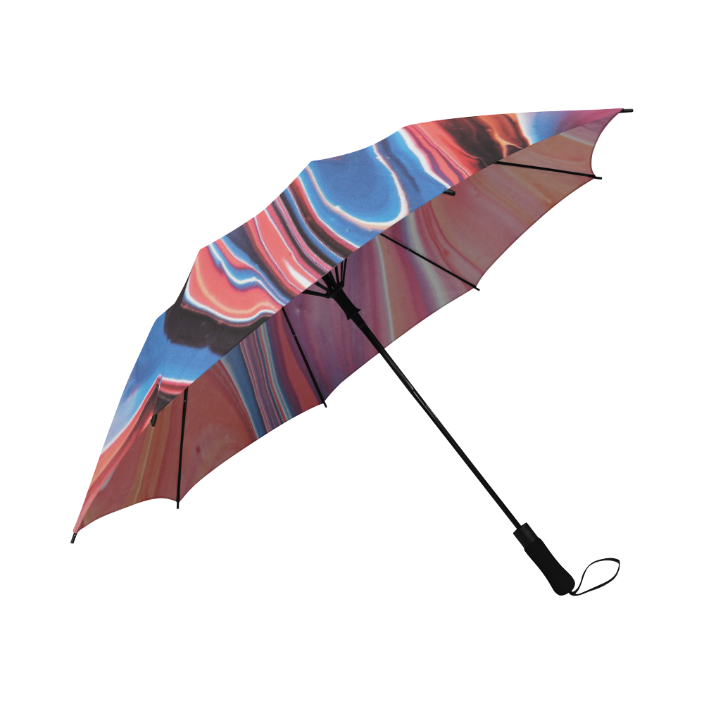 oil_b Semi-Automatic Foldable Umbrella (Model U05)