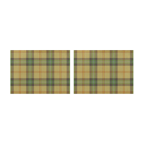 Saskatchewan tartan Placemat 14’’ x 19’’ (Set of 2)
